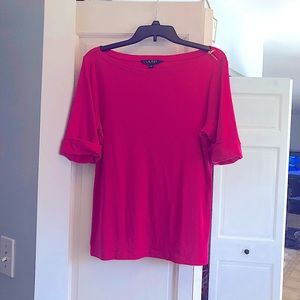 Lauren Ralph Lauren tee - size L (Pls. Read Description)
